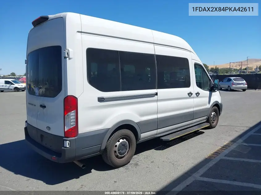2023 Ford Transit-350 Passenger Van Xl VIN: 1FDAX2X84PKA42611 Lot: 45608178