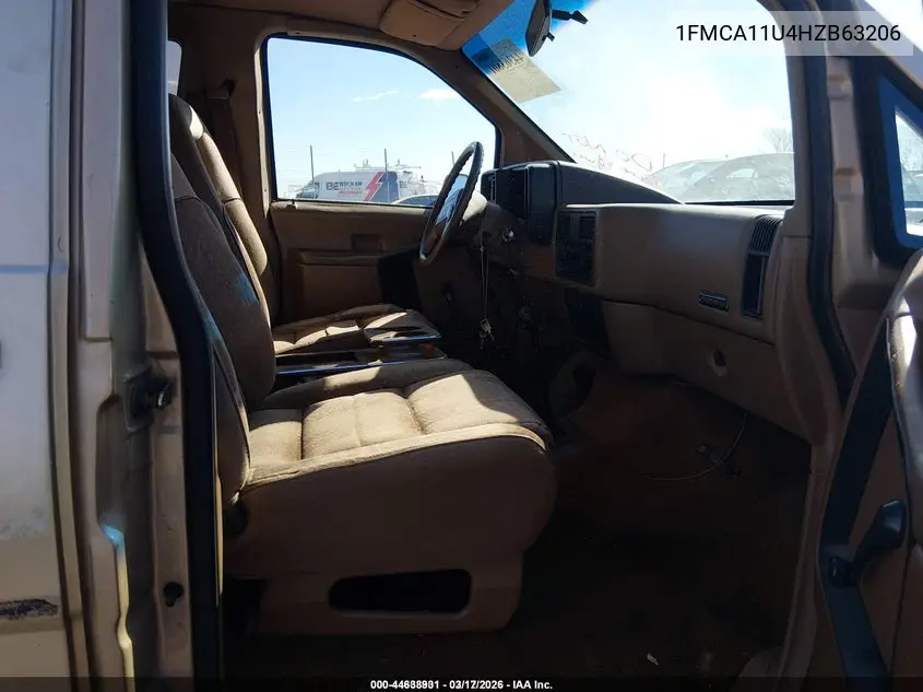 1987 Ford Aerostar VIN: 1FMCA11U4HZB63206 Lot: 44638931