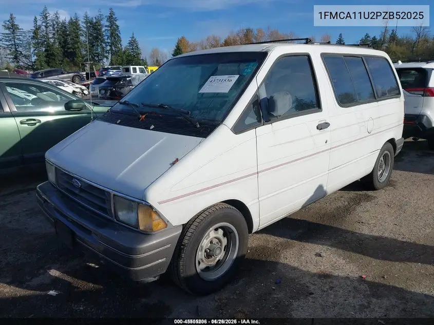 1993 Ford Aerostar VIN: 1FMCA11U2PZB52025 Lot: 45505206