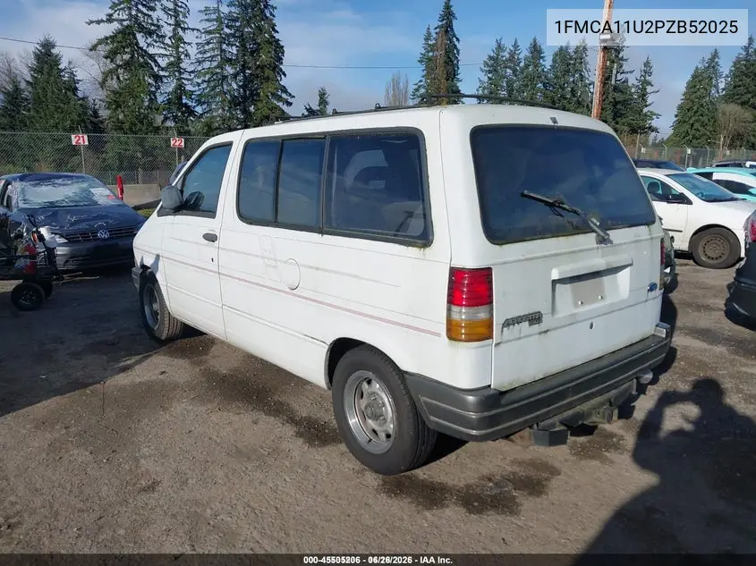 1993 Ford Aerostar VIN: 1FMCA11U2PZB52025 Lot: 45505206