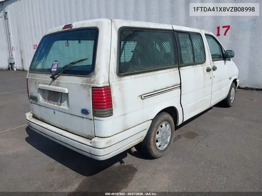 1997 Ford Aerostar Xlt VIN: 1FTDA41X8VZB08998 Lot: 45197502