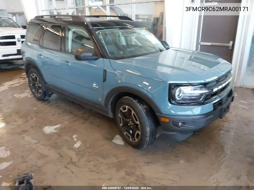 3FMCR9C62MRA00171 2021 Ford Bronco Sport Outer Banks