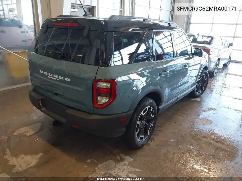 3FMCR9C62MRA00171 2021 Ford Bronco Sport Outer Banks