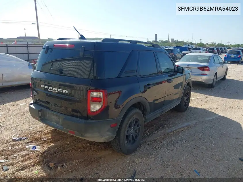2021 Ford Bronco Sport Big Bend VIN: 3FMCR9B62MRA54023 Lot: 45309374