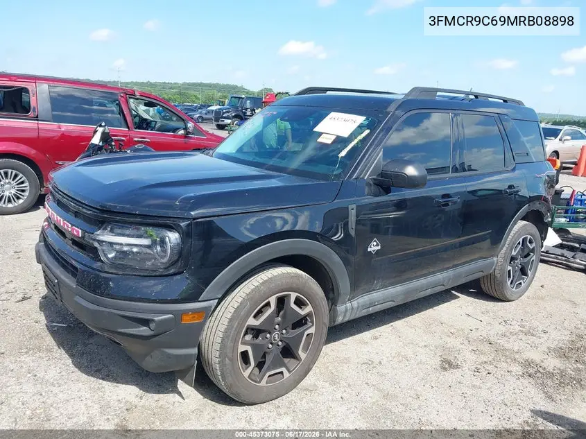 2021 Ford Bronco Sport Outer Banks VIN: 3FMCR9C69MRB08898 Lot: 45373075