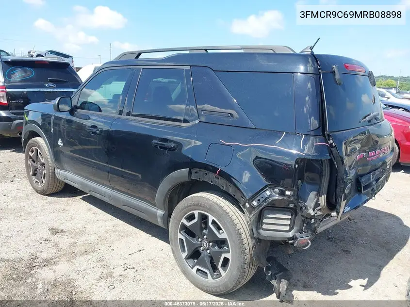 2021 Ford Bronco Sport Outer Banks VIN: 3FMCR9C69MRB08898 Lot: 45373075