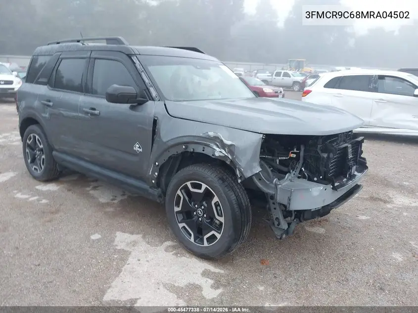 2021 Ford Bronco Sport Outer Banks VIN: 3FMCR9C68MRA04502 Lot: 45477338