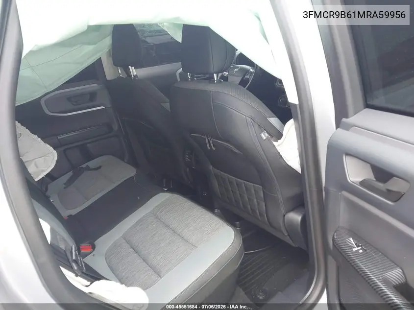 2021 Ford Bronco Sport Big Bend VIN: 3FMCR9B61MRA59956 Lot: 45551684
