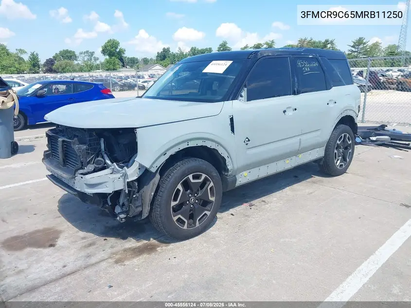 2021 Ford Bronco Sport Outer Banks VIN: 3FMCR9C65MRB11250 Lot: 45556124
