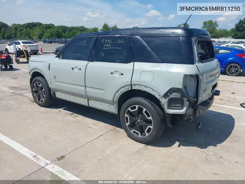2021 Ford Bronco Sport Outer Banks VIN: 3FMCR9C65MRB11250 Lot: 45556124