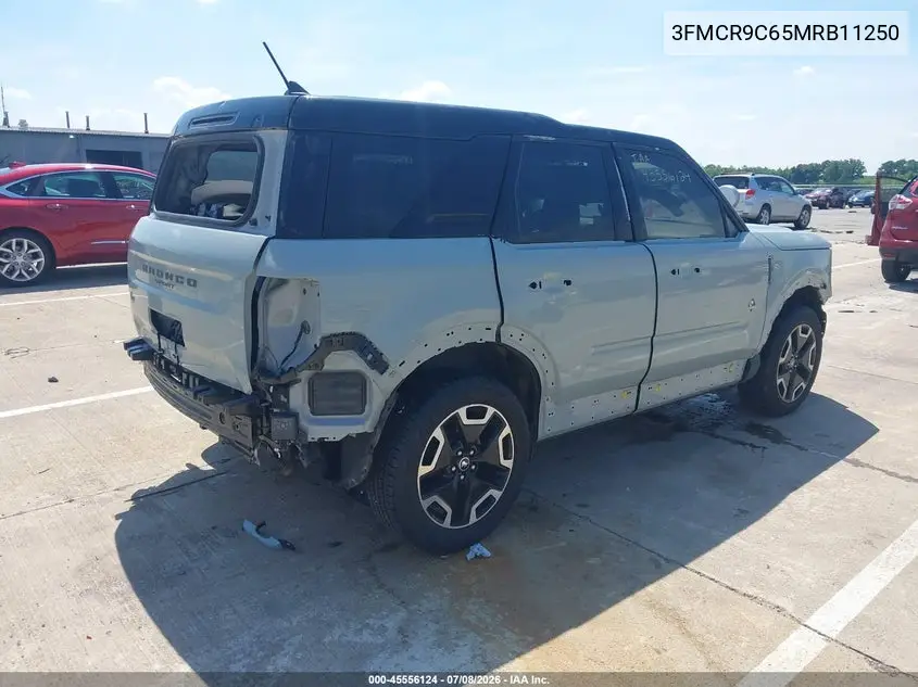 2021 Ford Bronco Sport Outer Banks VIN: 3FMCR9C65MRB11250 Lot: 45556124