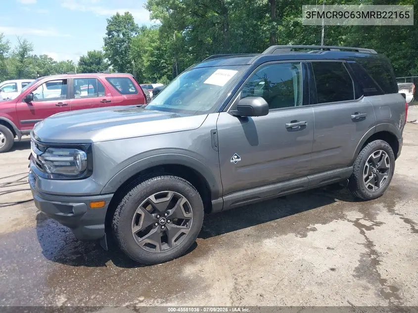 2021 Ford Bronco Sport Outer Banks VIN: 3FMCR9C63MRB22165 Lot: 45581036