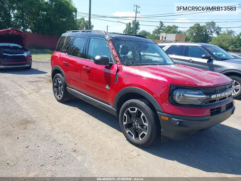 2021 Ford Bronco Sport Outer Banks VIN: 3FMCR9C69MRB13583 Lot: 45582579