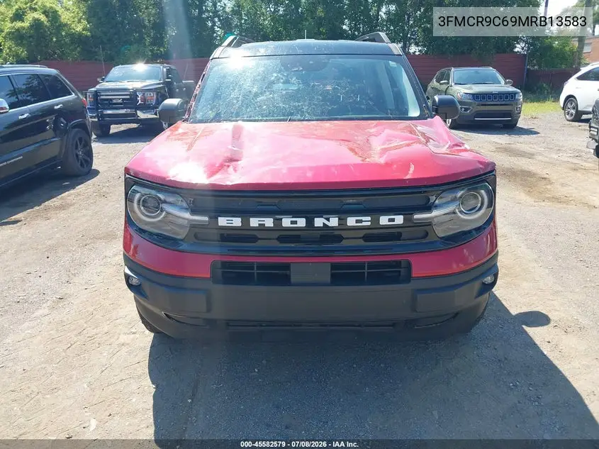 2021 Ford Bronco Sport Outer Banks VIN: 3FMCR9C69MRB13583 Lot: 45582579
