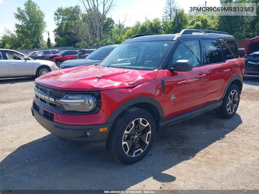 2021 Ford Bronco Sport Outer Banks VIN: 3FMCR9C69MRB13583 Lot: 45582579