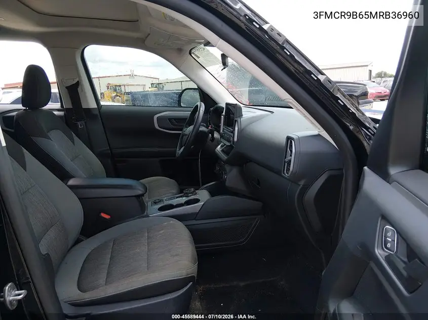 2021 Ford Bronco Sport Big Bend VIN: 3FMCR9B65MRB36960 Lot: 45589444