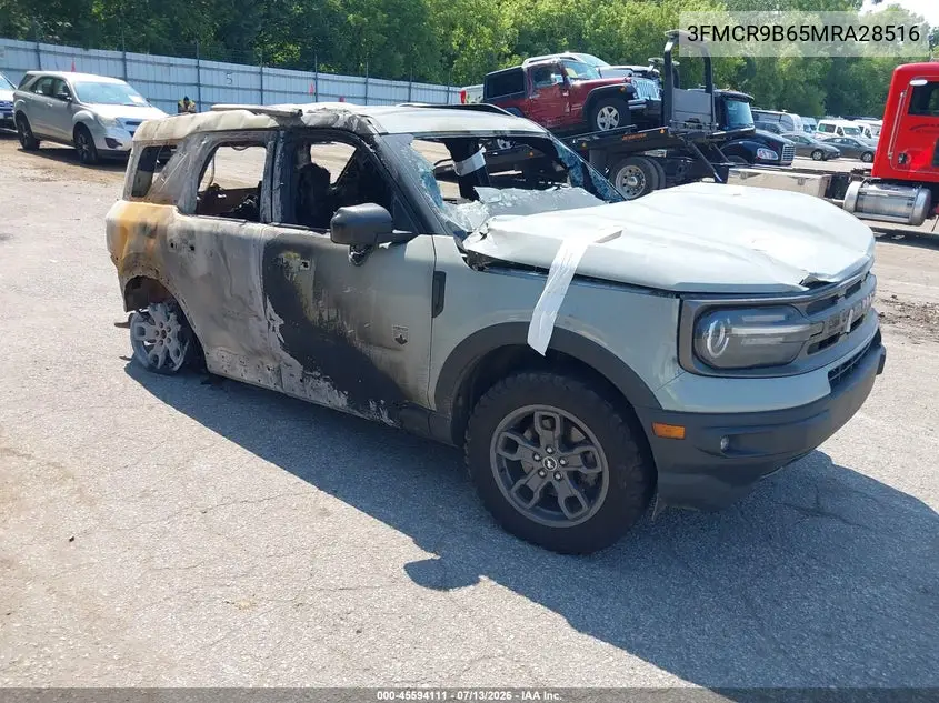 2021 Ford Bronco Sport Big Bend VIN: 3FMCR9B65MRA28516 Lot: 45594111