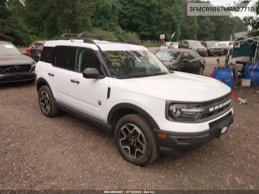 3FMCR9B67MRA27710 2021 Ford Bronco Sport Big Bend