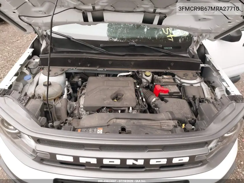 3FMCR9B67MRA27710 2021 Ford Bronco Sport Big Bend