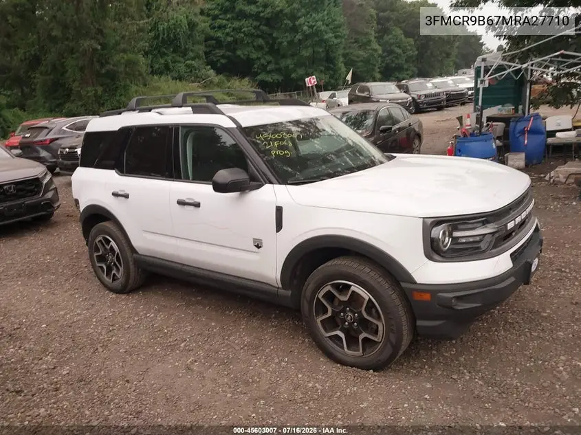 3FMCR9B67MRA27710 2021 Ford Bronco Sport Big Bend