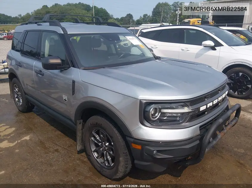 2021 Ford Bronco Sport Big Bend VIN: 3FMCR9B6XMRB22584 Lot: 45604772