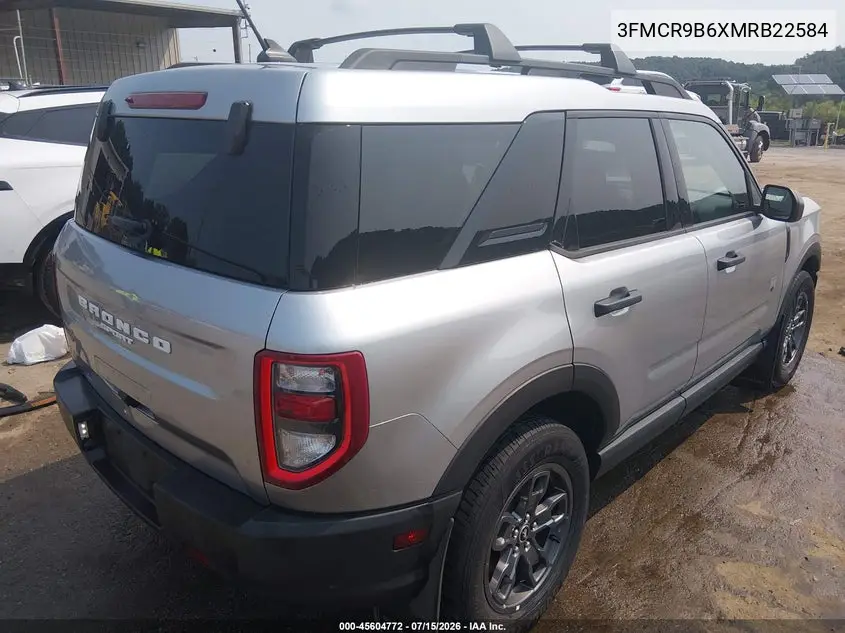 2021 Ford Bronco Sport Big Bend VIN: 3FMCR9B6XMRB22584 Lot: 45604772