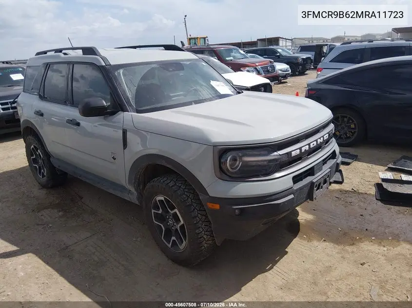 2021 Ford Bronco Sport Big Bend VIN: 3FMCR9B62MRA11723 Lot: 45607508