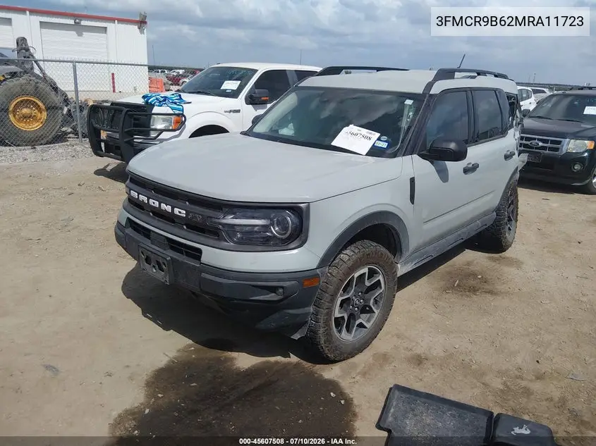 2021 Ford Bronco Sport Big Bend VIN: 3FMCR9B62MRA11723 Lot: 45607508