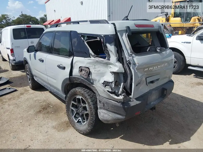 2021 Ford Bronco Sport Big Bend VIN: 3FMCR9B62MRA11723 Lot: 45607508