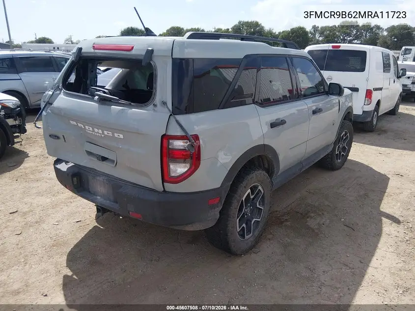 2021 Ford Bronco Sport Big Bend VIN: 3FMCR9B62MRA11723 Lot: 45607508