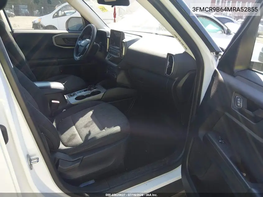 2021 Ford Bronco Sport Big Bend VIN: 3FMCR9B64MRA52855 Lot: 45620827