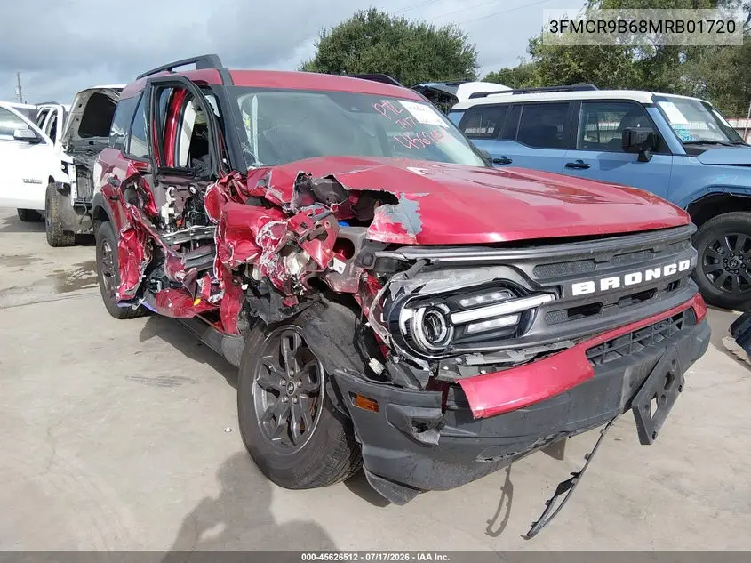 2021 Ford Bronco Sport Big Bend VIN: 3FMCR9B68MRB01720 Lot: 45626512
