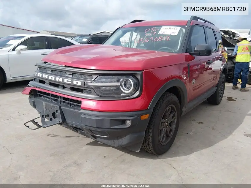 2021 Ford Bronco Sport Big Bend VIN: 3FMCR9B68MRB01720 Lot: 45626512