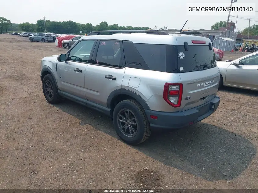 2021 Ford Bronco Sport Big Bend VIN: 3FMCR9B62MRB10140 Lot: 45628089