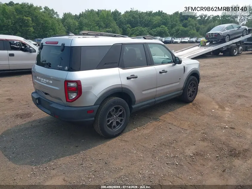 2021 Ford Bronco Sport Big Bend VIN: 3FMCR9B62MRB10140 Lot: 45628089