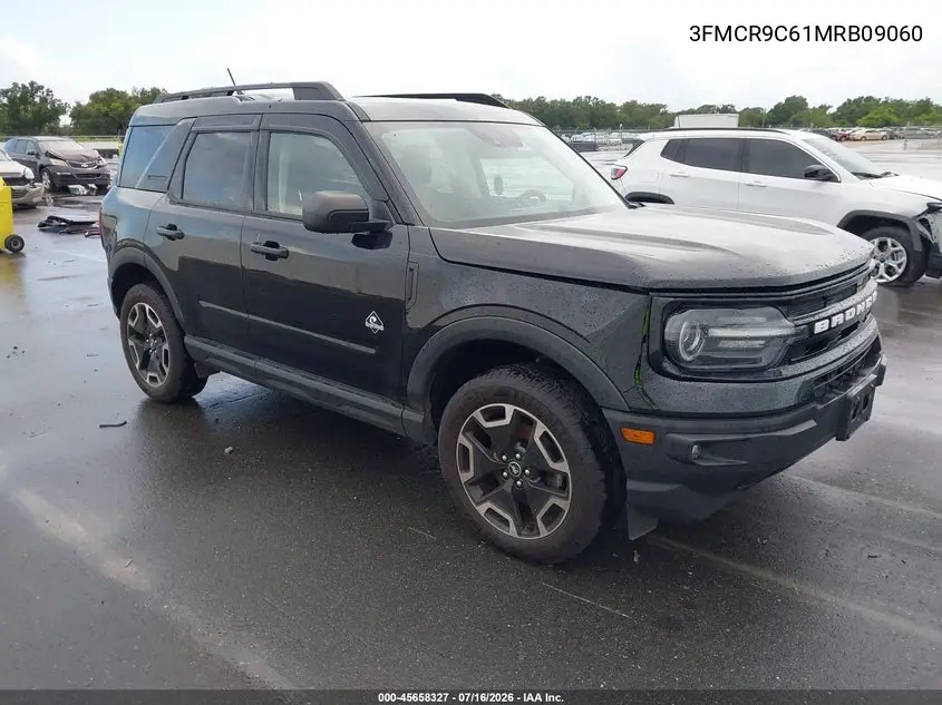 2021 Ford Bronco Sport Outer Banks VIN: 3FMCR9C61MRB09060 Lot: 45658327