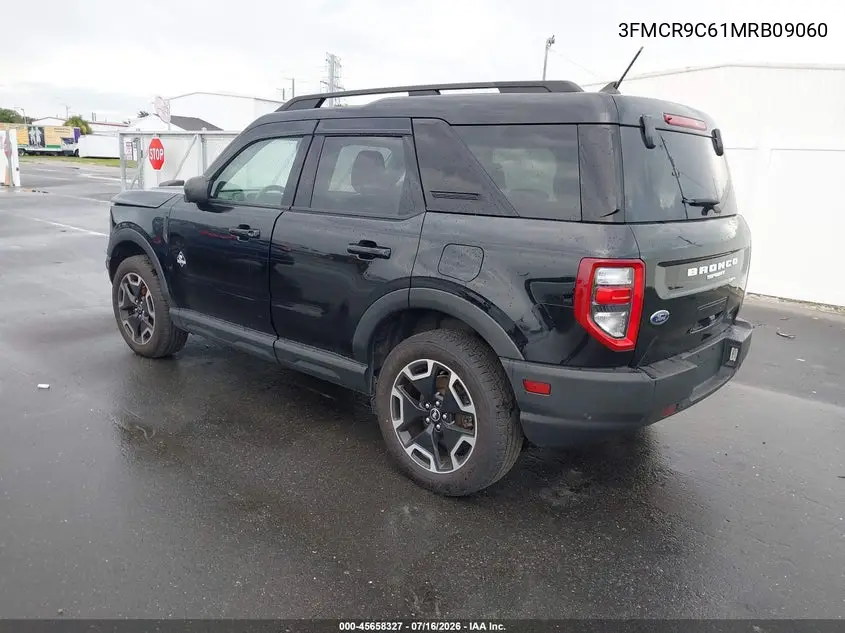 2021 Ford Bronco Sport Outer Banks VIN: 3FMCR9C61MRB09060 Lot: 45658327