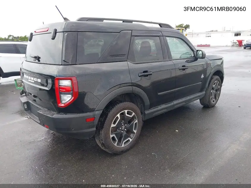 2021 Ford Bronco Sport Outer Banks VIN: 3FMCR9C61MRB09060 Lot: 45658327