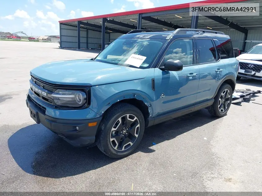 2021 Ford Bronco Sport Outer Banks VIN: 3FMCR9C68MRA42991 Lot: 45664169