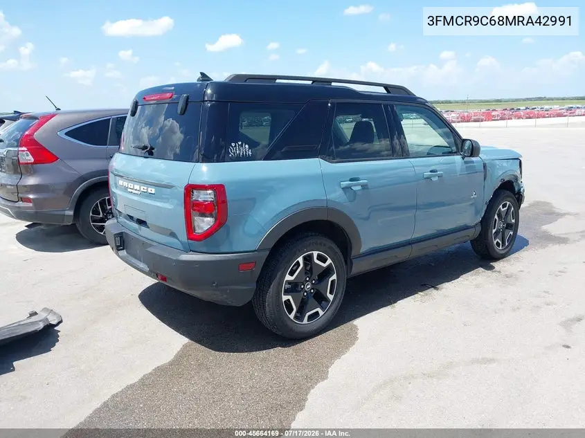 2021 Ford Bronco Sport Outer Banks VIN: 3FMCR9C68MRA42991 Lot: 45664169