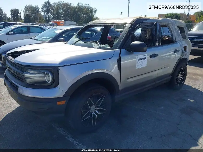 3FMCR9A68NRD35035 2022 Ford Bronco Sport