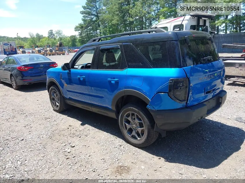 2022 Ford Bronco Sport Badlands VIN: 3FMCR9D95NRE10554 Lot: 45292164