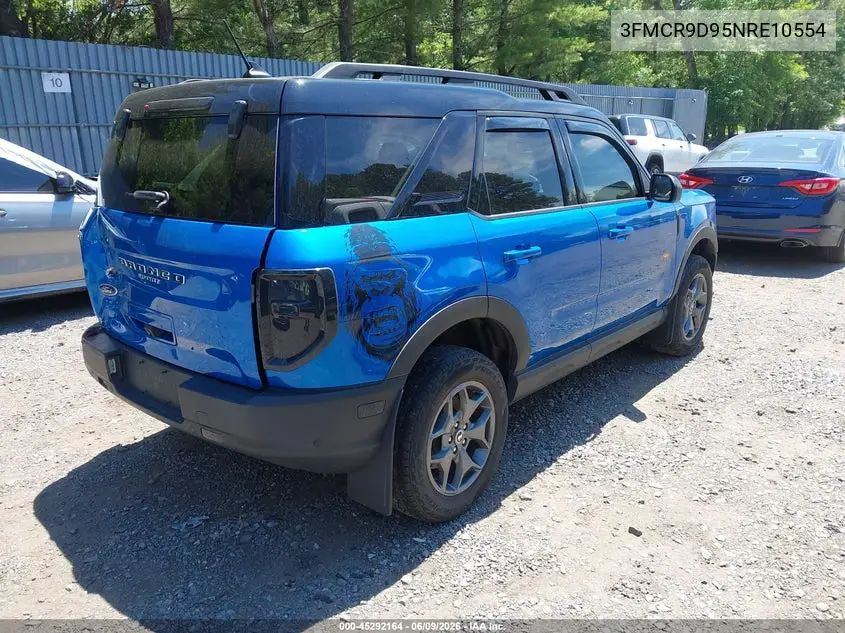 2022 Ford Bronco Sport Badlands VIN: 3FMCR9D95NRE10554 Lot: 45292164