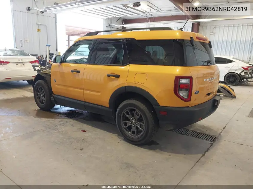 2022 Ford Bronco Sport Big Bend VIN: 3FMCR9B62NRD42819 Lot: 45350373