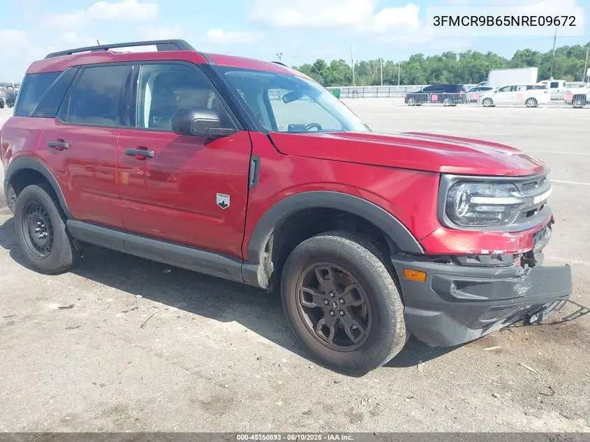 2022 Ford Bronco Sport Big Bend VIN: 3FMCR9B65NRE09672 Lot: 45350893