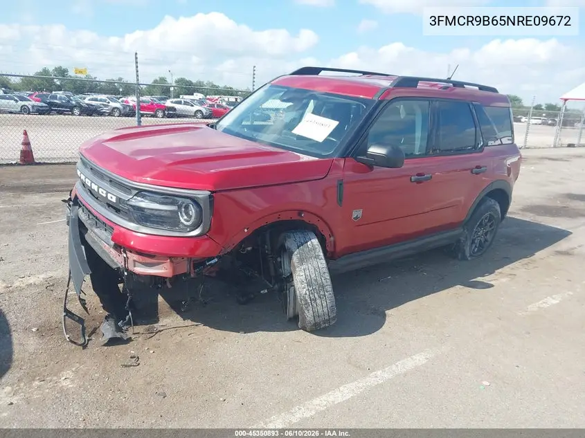 2022 Ford Bronco Sport Big Bend VIN: 3FMCR9B65NRE09672 Lot: 45350893