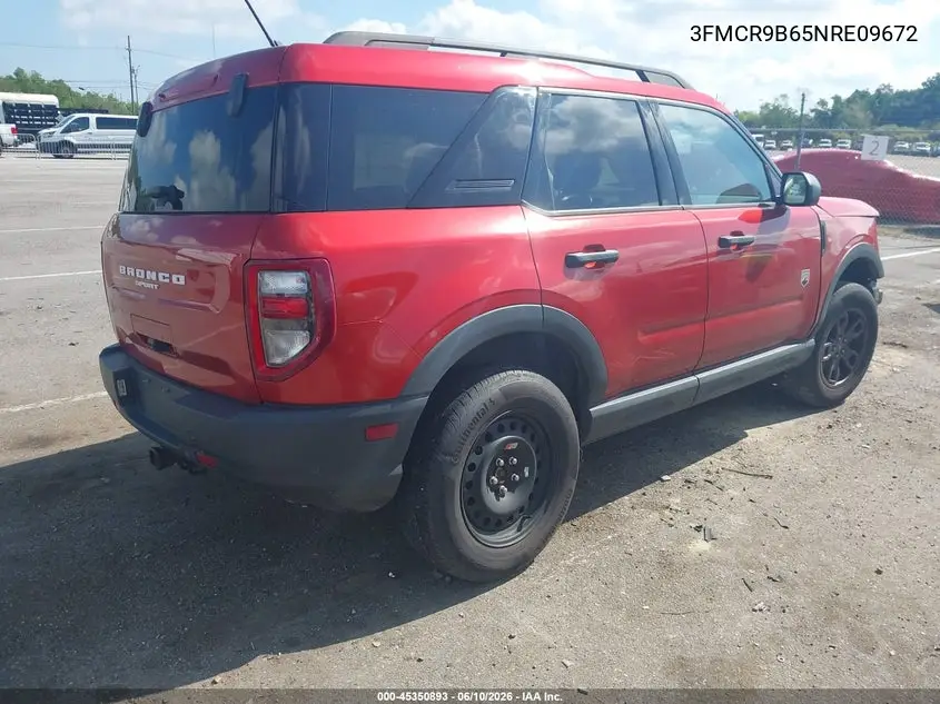 2022 Ford Bronco Sport Big Bend VIN: 3FMCR9B65NRE09672 Lot: 45350893
