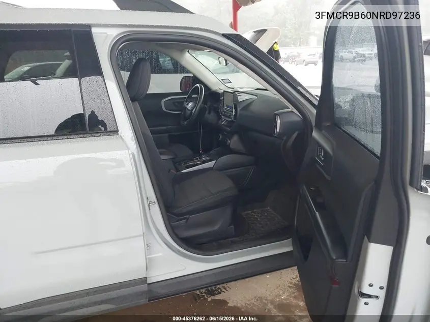 2022 Ford Bronco Sport Big Bend VIN: 3FMCR9B60NRD97236 Lot: 45376262
