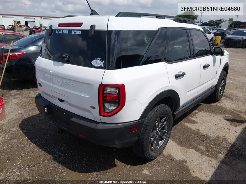 2022 Ford Bronco Sport Big Bend VIN: 3FMCR9B61NRE04680 Lot: 45491767