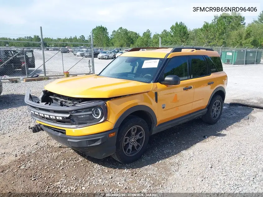 2022 Ford Bronco Sport Big Bend VIN: 3FMCR9B65NRD96406 Lot: 45502780